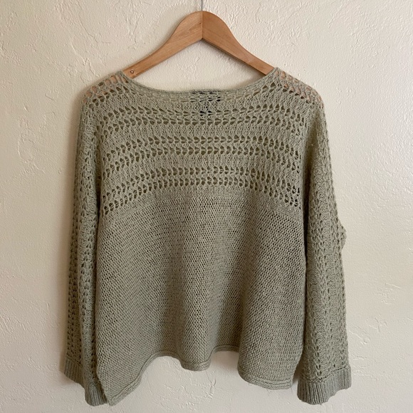 Wooden Ships Open Knit Sweater M/L - Picture 7 of 13